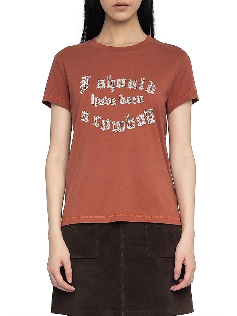 Walk Cowboy Cotton T-Shirt