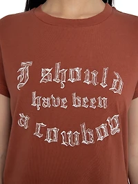 Walk Cowboy Cotton T-Shirt