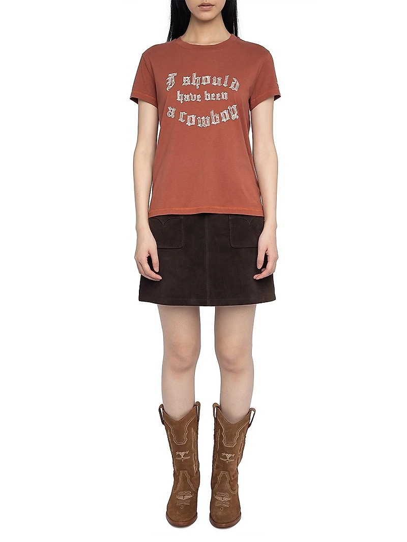 Walk Cowboy Cotton T-Shirt