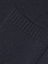 Wool-Cashmere Zip-Front Polo Sweater