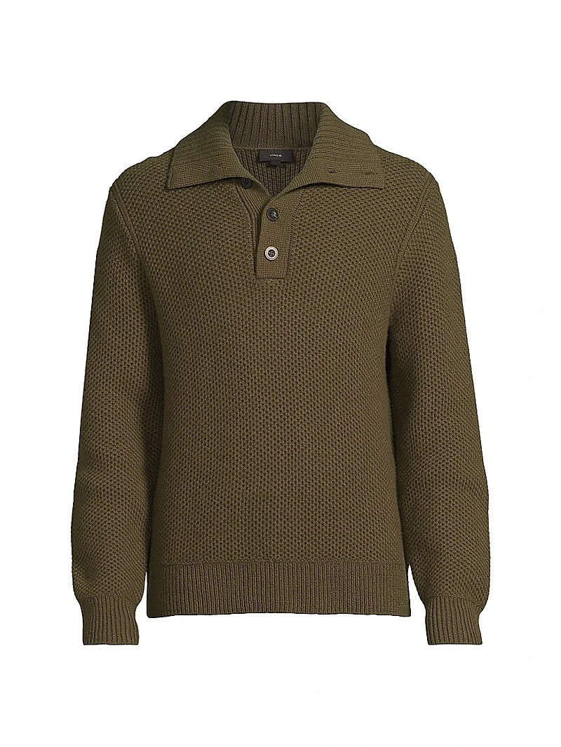 Honeycomb Lambswool Pullover