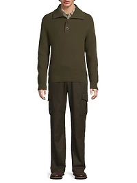 Chilton Plaid Cotton Button-Front Shirt