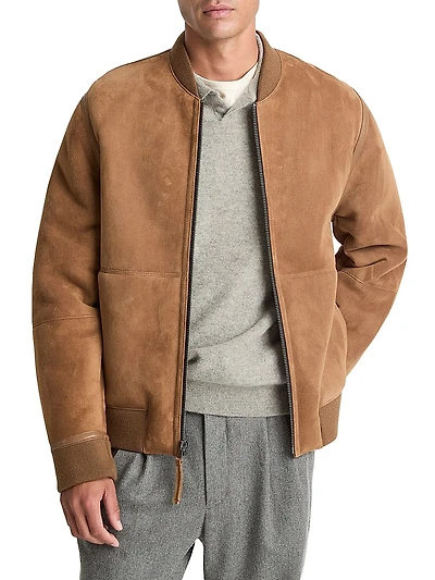 Shearling Bomber Jacket