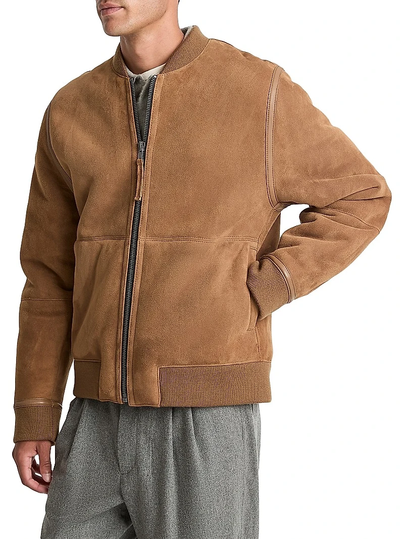 Shearling Bomber Jacket