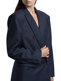1988 Wool-Blend Double-Breasted Blazer