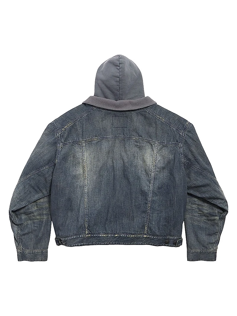 Layered Lined Denim Jacket