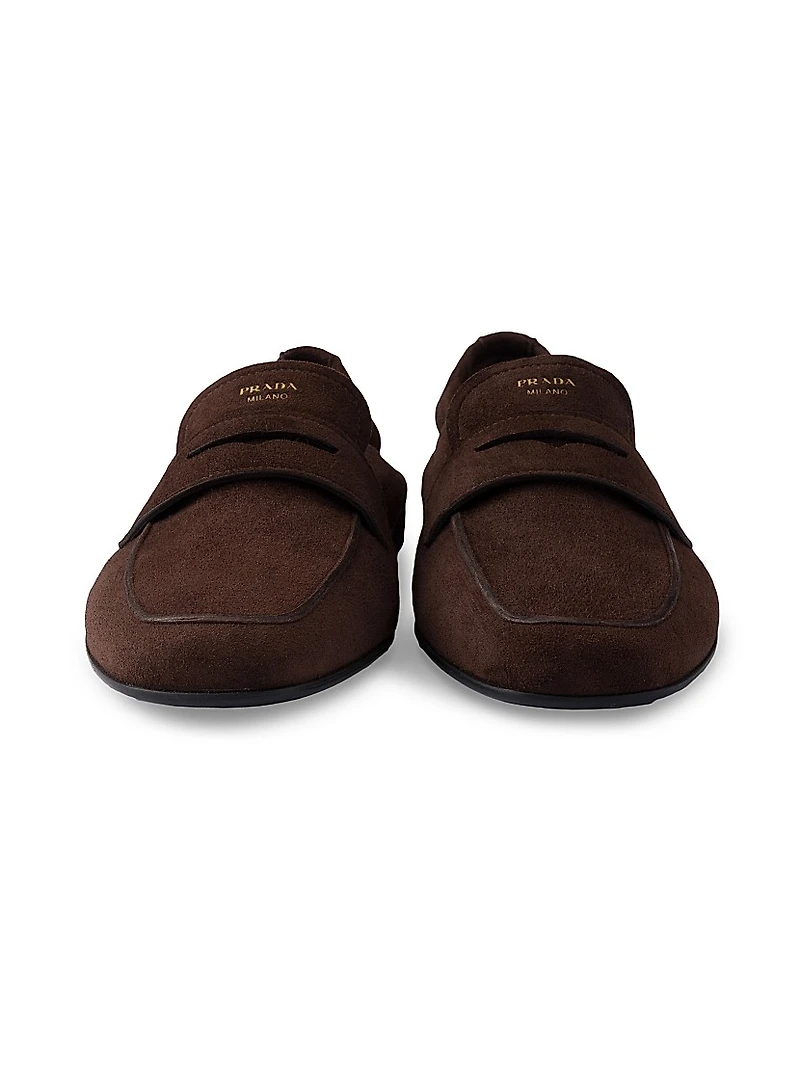 Women's Shuffle Antiqued Suede Loafers