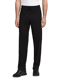Cotton and Silk Blend Jogging Trousers