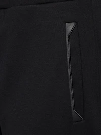 Cotton and Silk Blend Jogging Trousers