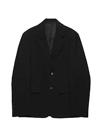 Single-Breasted Jacket Superfine Wool