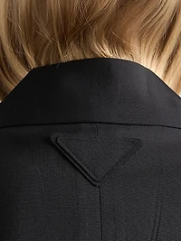 Single-Breasted Jacket Superfine Wool