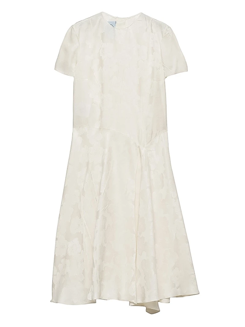 Floral Jacquard Dress