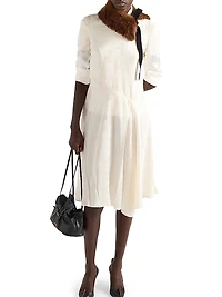 Floral Jacquard Dress