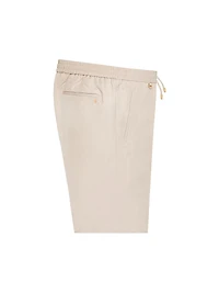 Refined Linen-Silk Bermuda Shorts