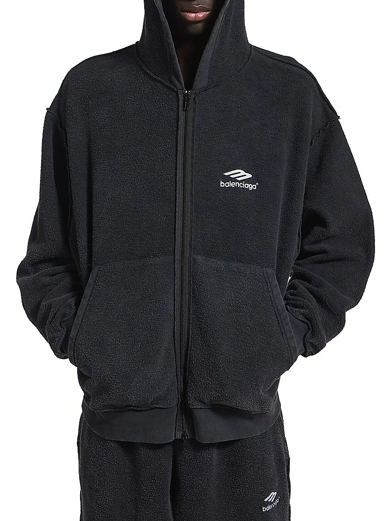 3B Sports Icon Inside-Out Zip-Up Hoodie