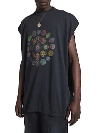 Spiral Crest Sleeveless T-Shirt