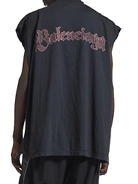 Spiral Crest Sleeveless T-Shirt