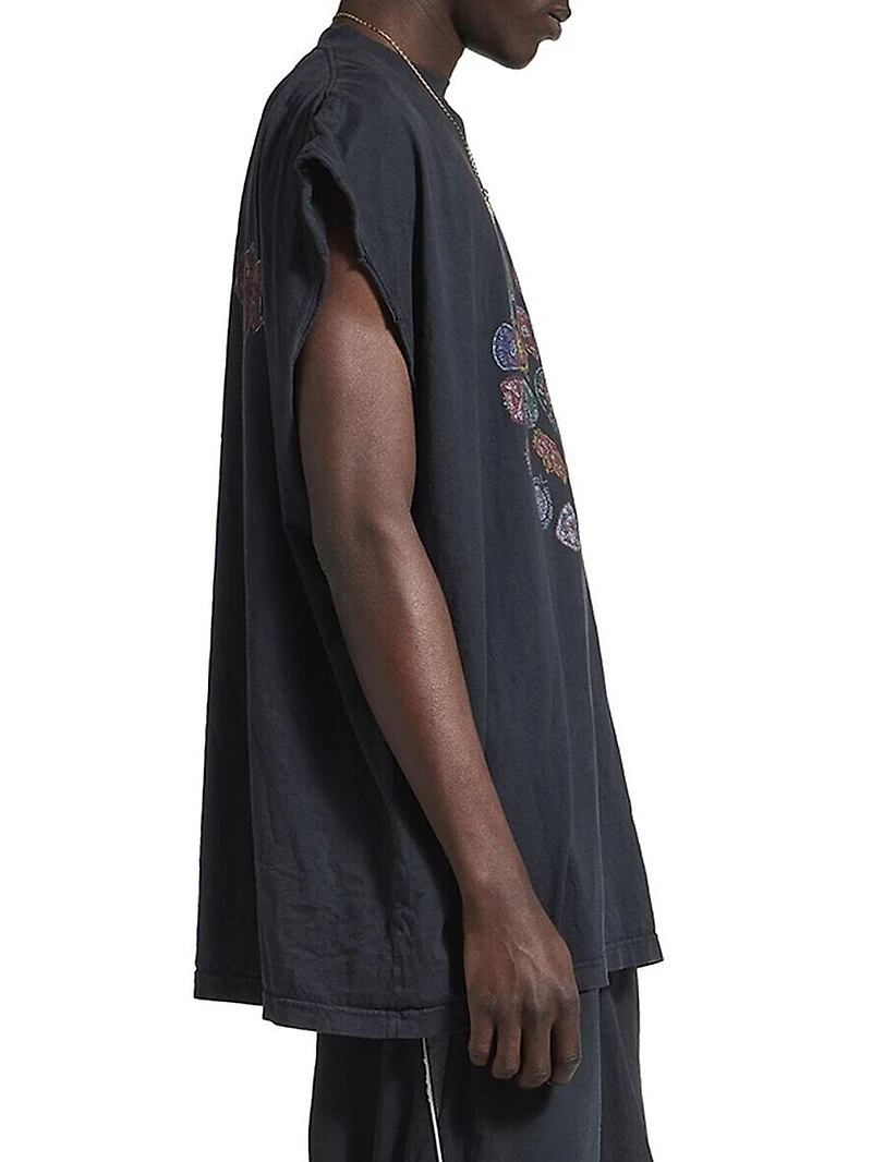 Spiral Crest Sleeveless T-Shirt