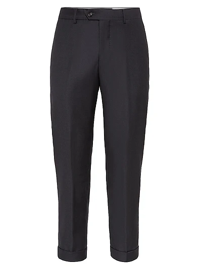 Formal Fit Trousers Super 150s Virgin Wool Four Season Batavia