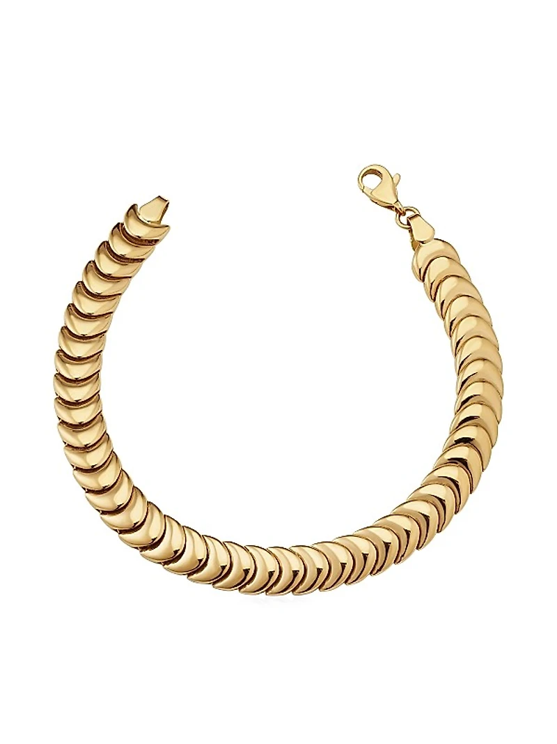 14K Yellow Gold Cobra Bracelet