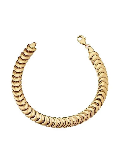 14K Yellow Gold Cobra Bracelet