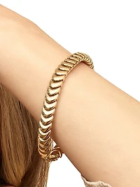 14K Yellow Gold Cobra Bracelet
