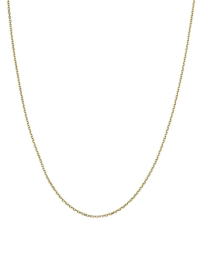 14K Yellow Gold Catamaran Cable Chain