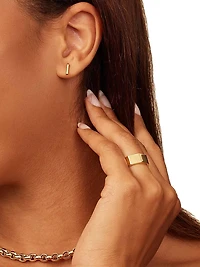 14K Yellow Gold Bolt Ring