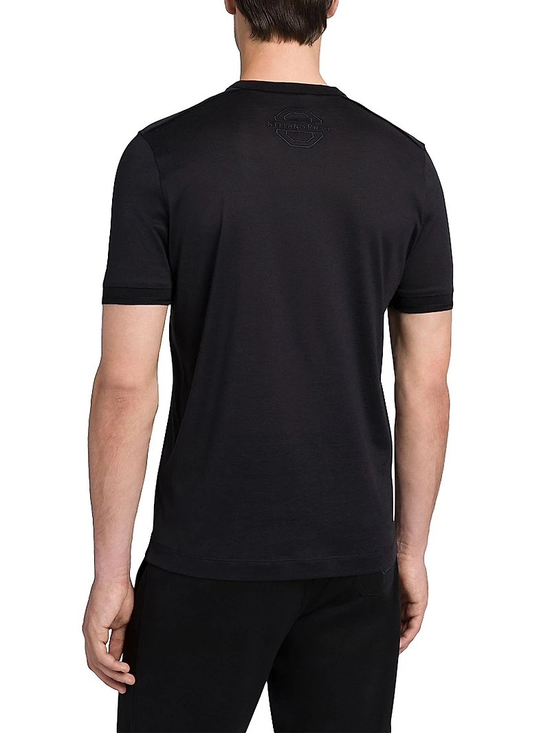 Silk and Cotton Crewneck Sweater