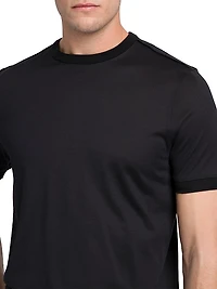 Silk and Cotton Crewneck Sweater