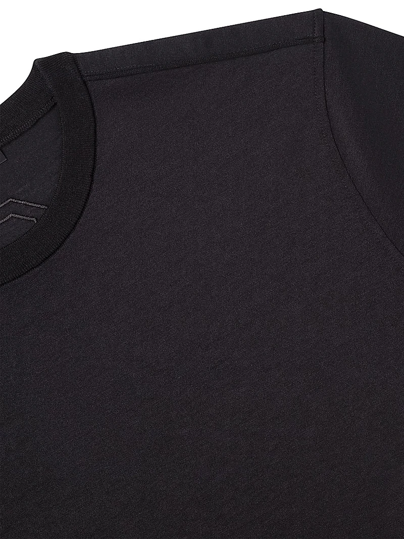 Silk and Cotton Crewneck Sweater