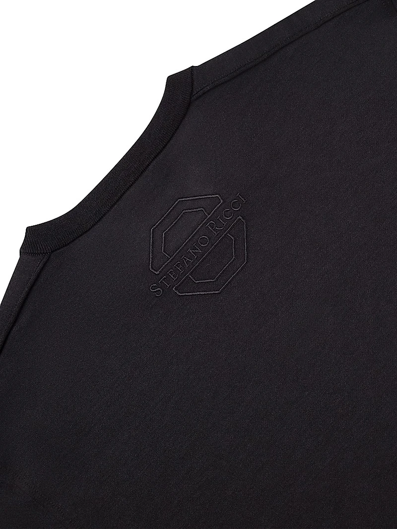 Silk and Cotton Crewneck Sweater