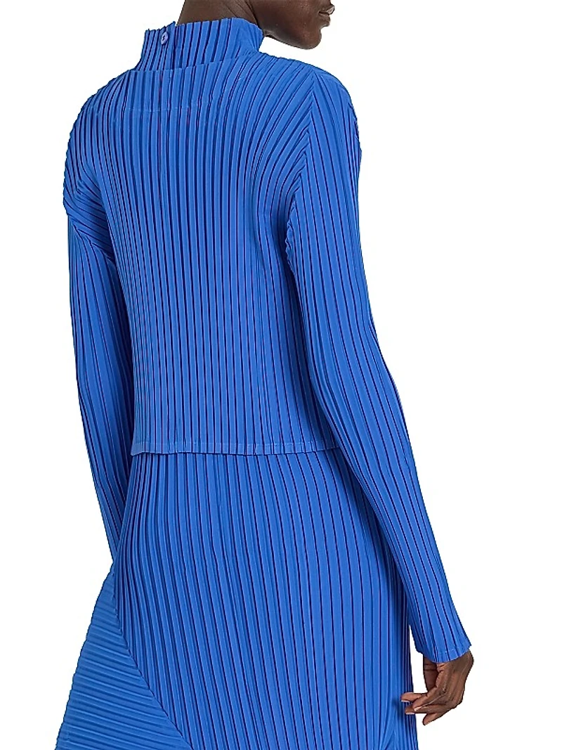 Fold Pleats Cardigan