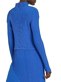 Fold Pleats Cardigan
