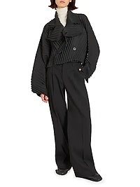 Wave Pleats Jacket