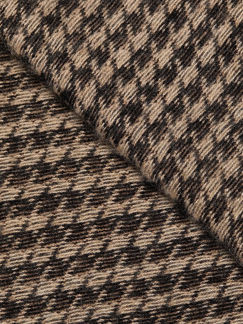 Houndstooth Cashmere Trousers