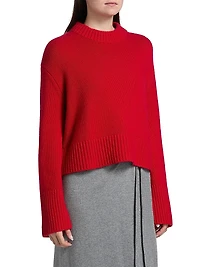 Sony Drop-Shoulder Cashmere Sweater