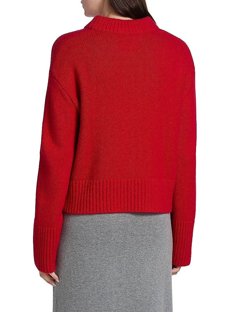 Sony Drop-Shoulder Cashmere Sweater