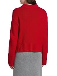 Sony Drop-Shoulder Cashmere Sweater