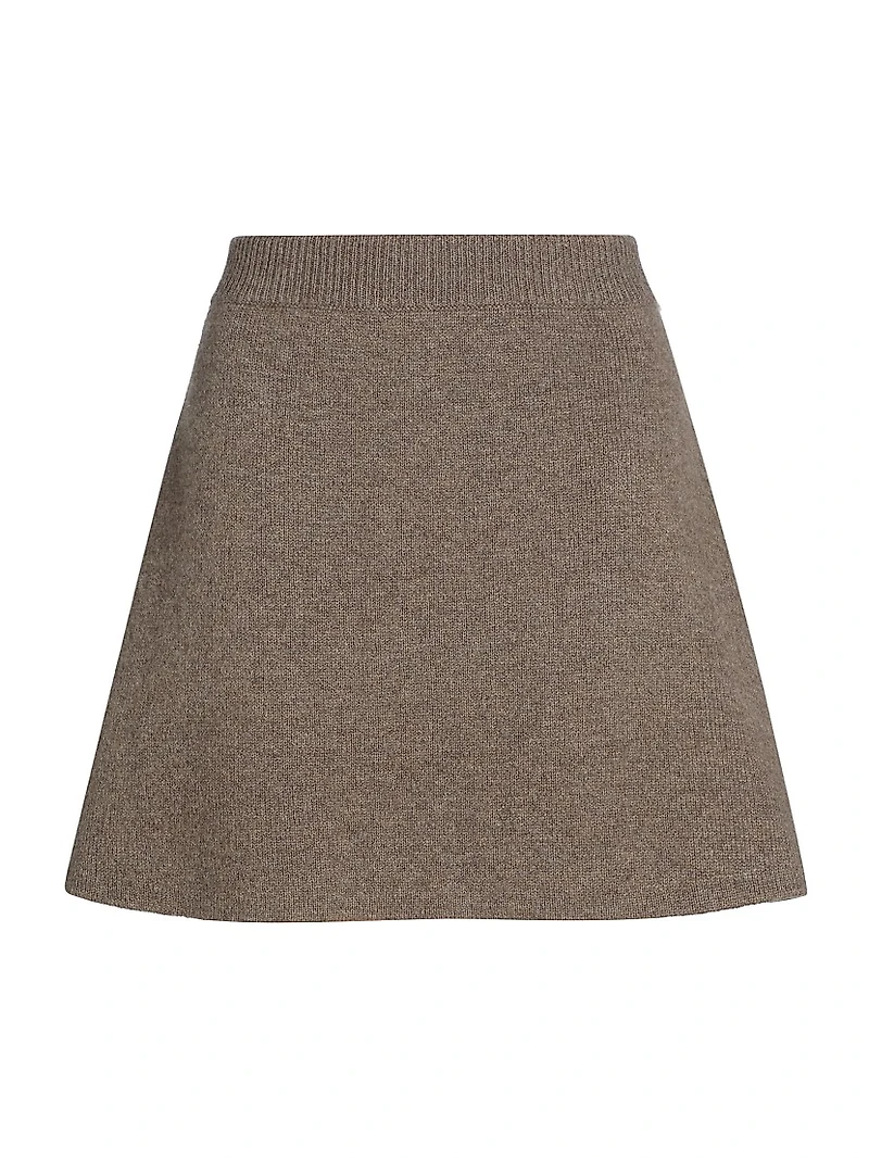 Clare Cashmere A-Line Miniskirt
