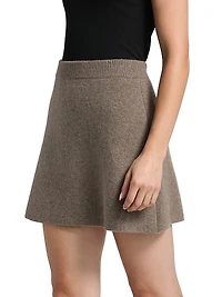 Clare Cashmere A-Line Miniskirt