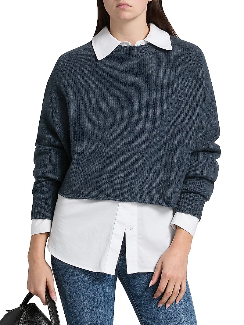 Cashmere Crop Sweater