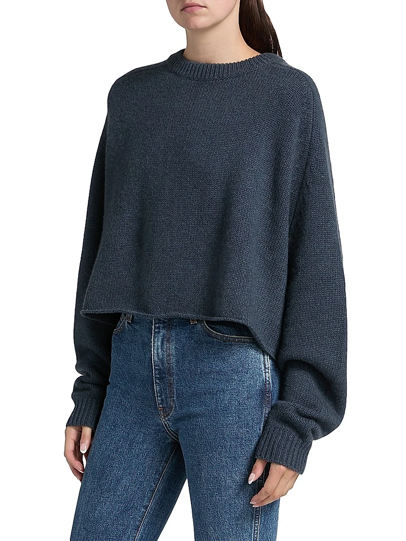 Cashmere Crop Sweater