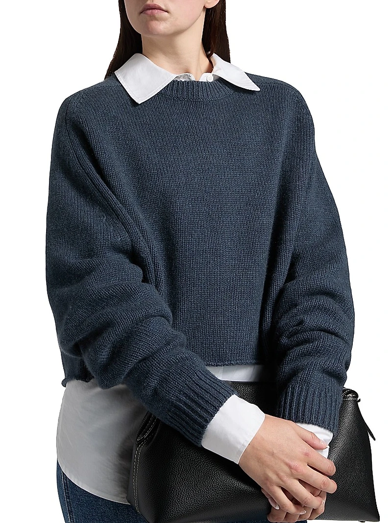 Cashmere Crop Sweater