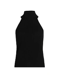 Freya Cashmere Turtleneck Tank