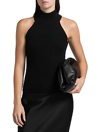 Freya Cashmere Turtleneck Tank