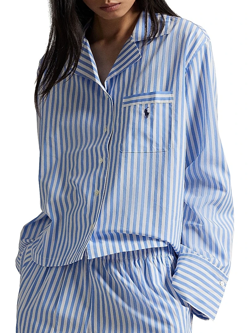 Shirting Stripes Relaxed-Fit Pajamas