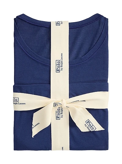 Stretch-Cotton-Blend T-Shirt & Boy Shorts Set