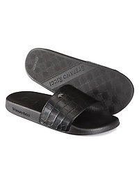 Crocodile Leather Slides