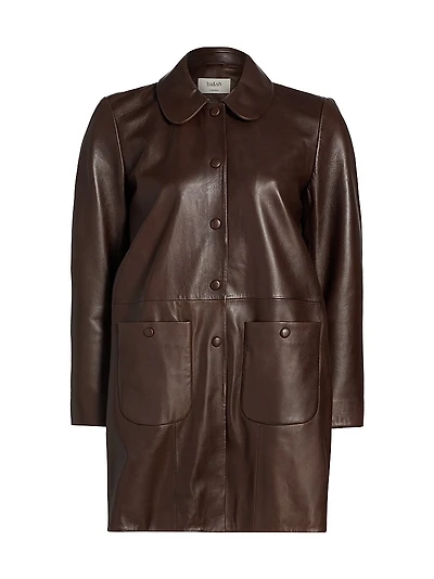 Madie Leather Coat